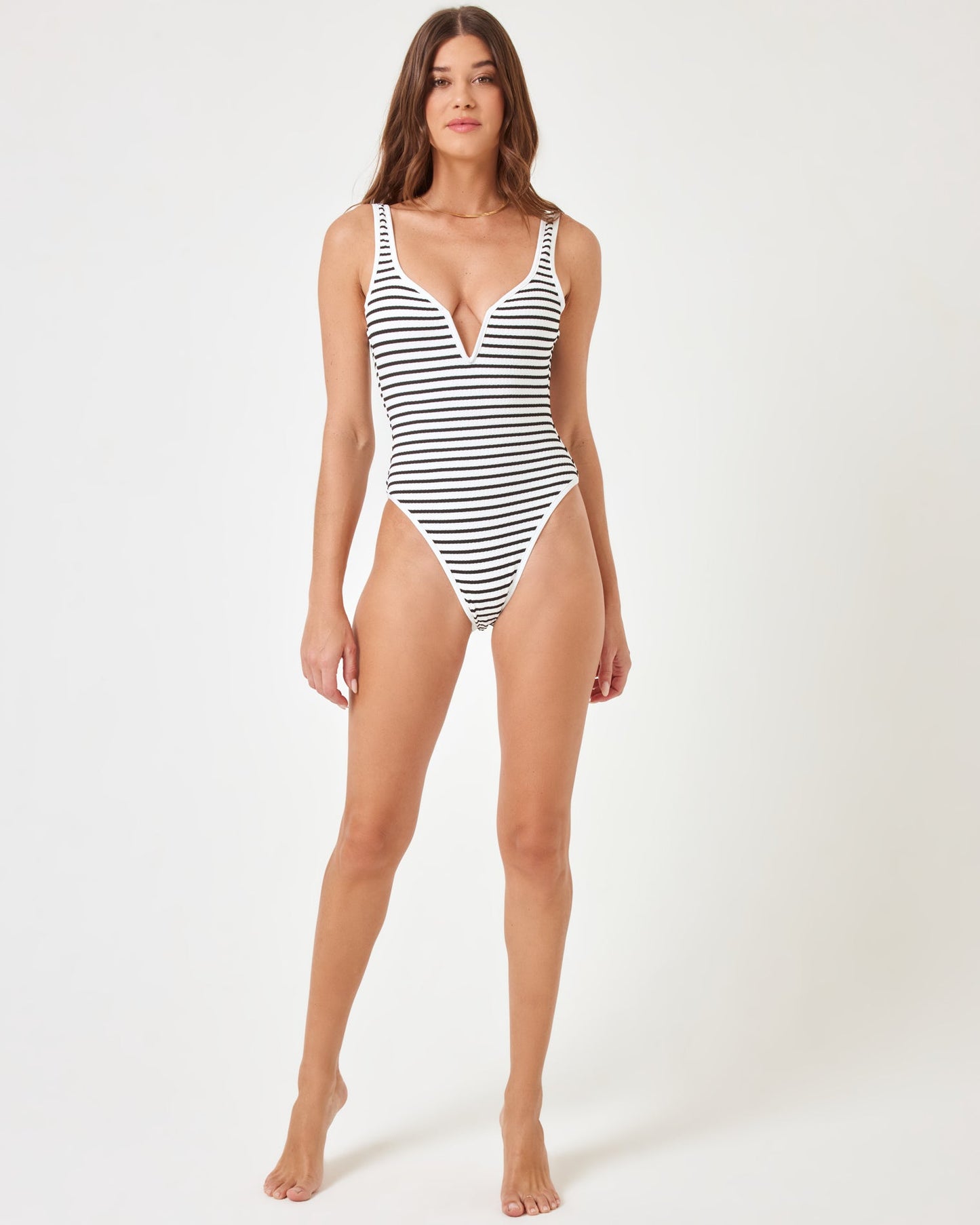 LSPACE LSPACE Coco One Piece Swimsuit - Sail Along Stripe - Swim