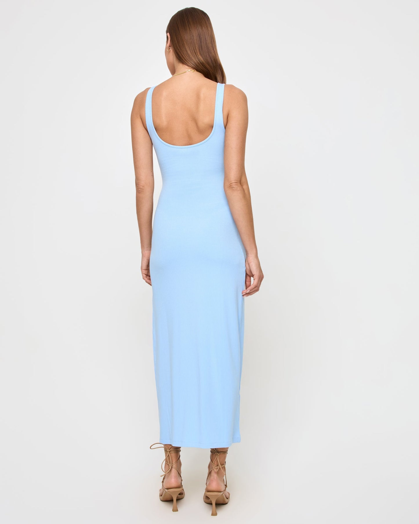 LSPACE French Blue Midi Dress - LSPACE Camille Dress - Clothing