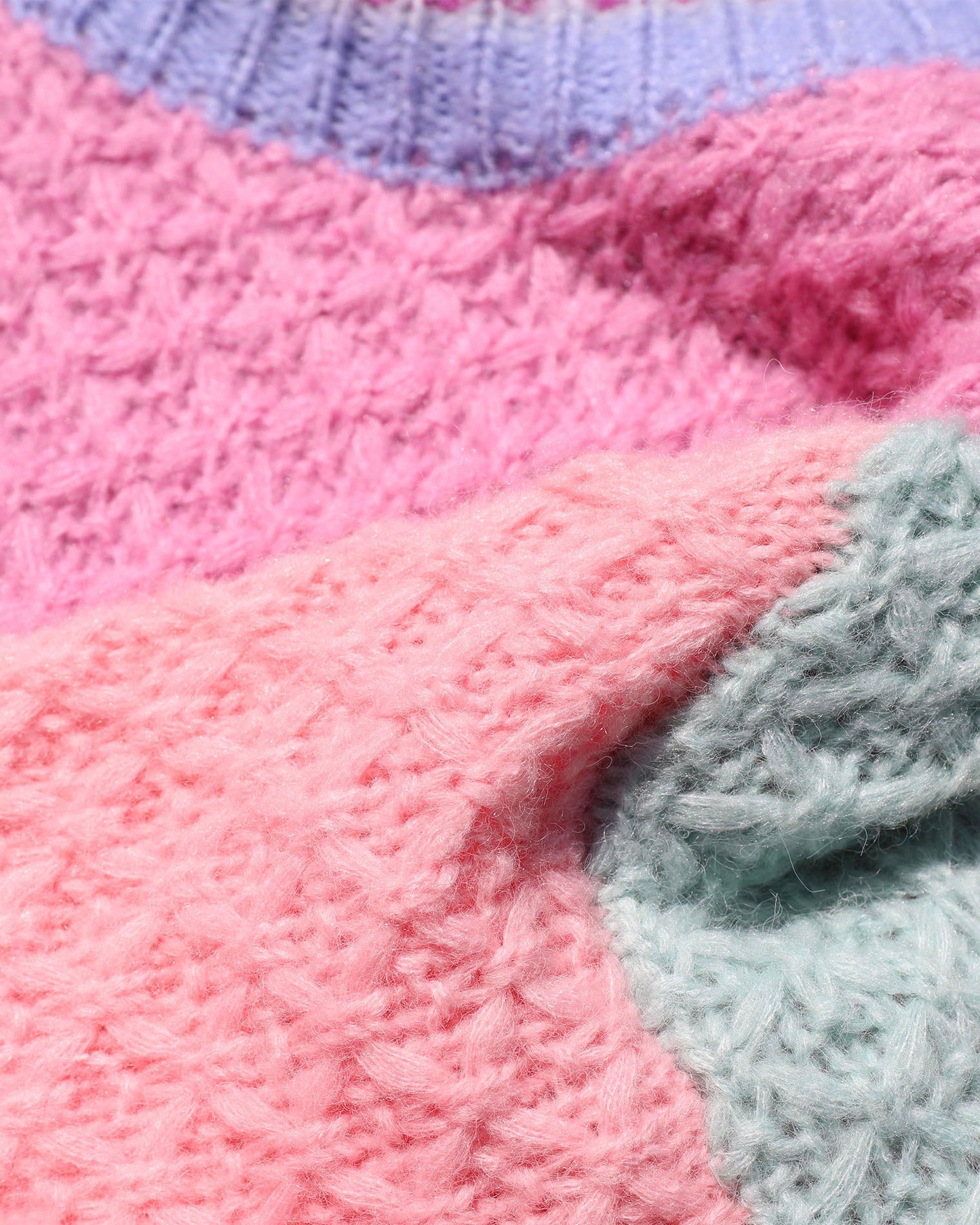 LSPACE Coloblock Knit Sweater - LSPACE Pretty Please Pullover - Clothing