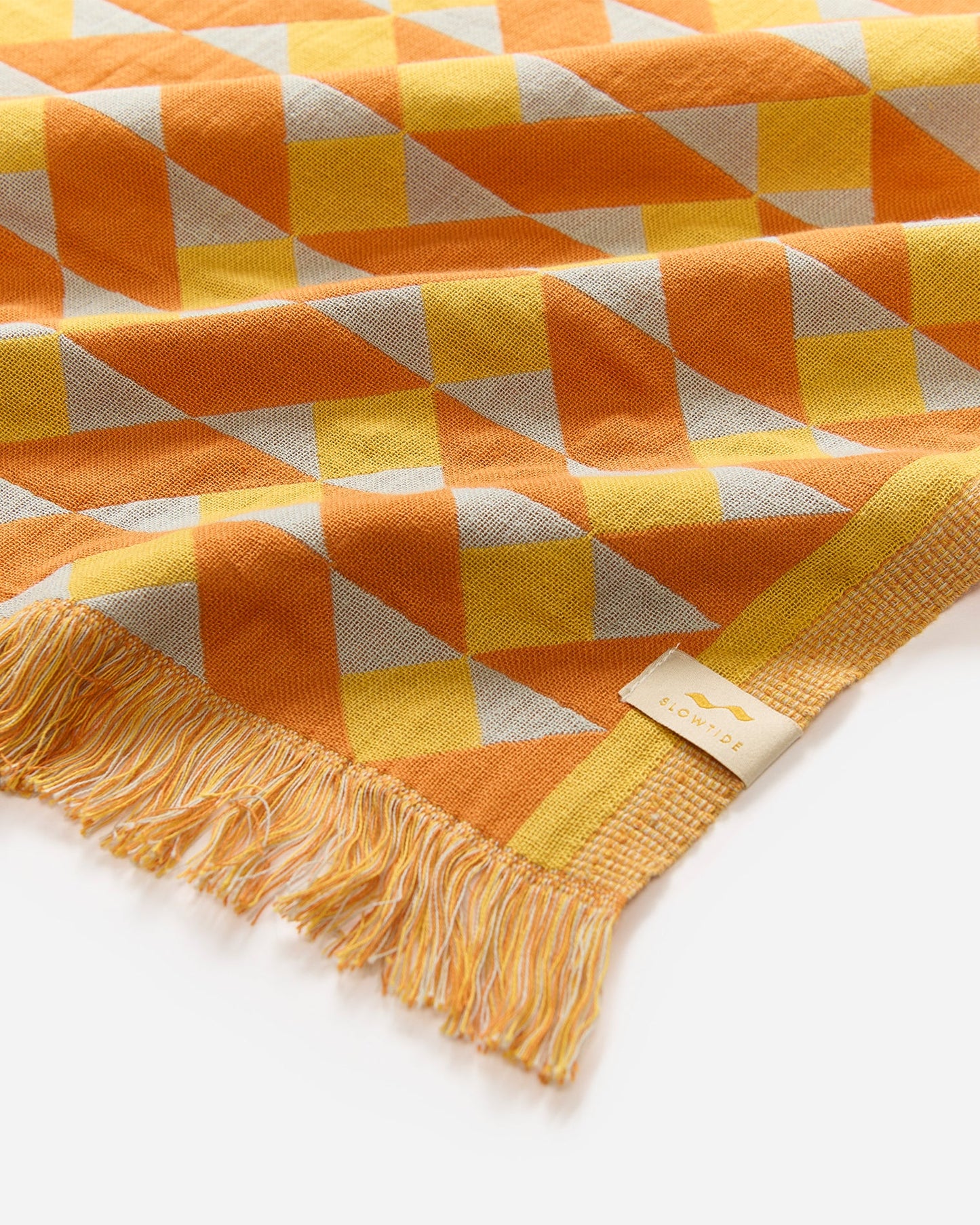 LSPACE Slowtide Daydream Driftweave Turkish Towel - Curry - Clothing