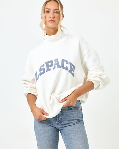 LSPACE LSPACE Crush Sweatshirt - Cream - Clothing|Active|Swim