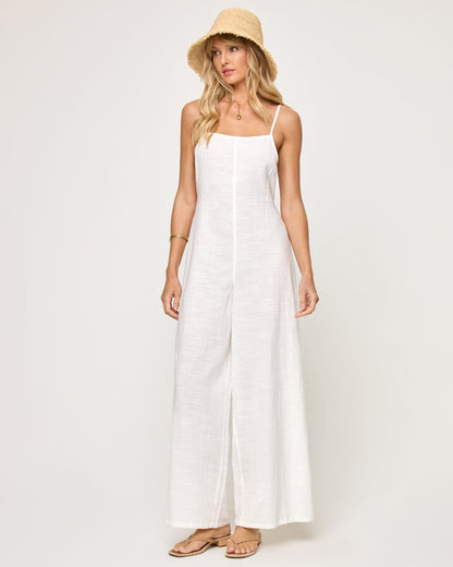 LSPACE Jaida Jumpsuit - White - Clothing|Swim