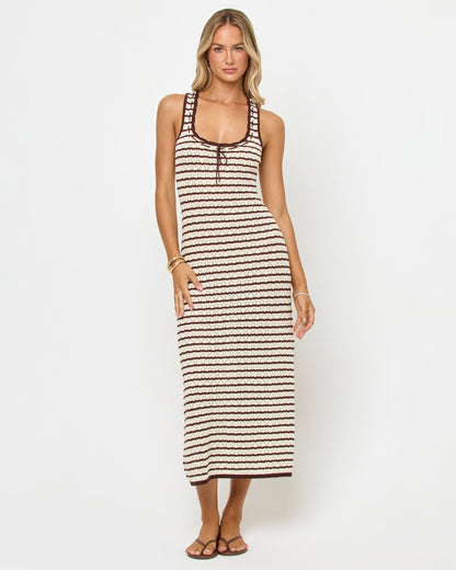 LSPACE Striped Maxi Dress - Scoop Neck - LSPACE Rosalie Maxi - Clothing