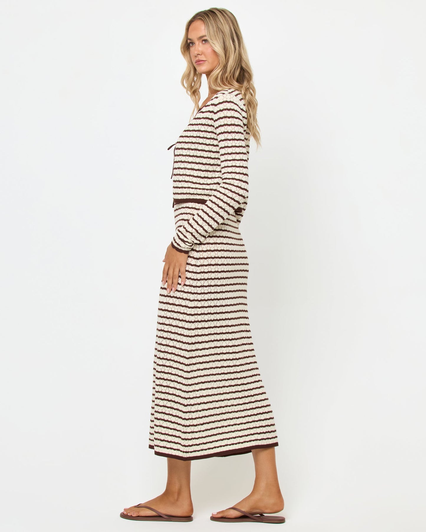 LSPACE Striped Maxi Dress - Scoop Neck - LSPACE Rosalie Maxi - Clothing