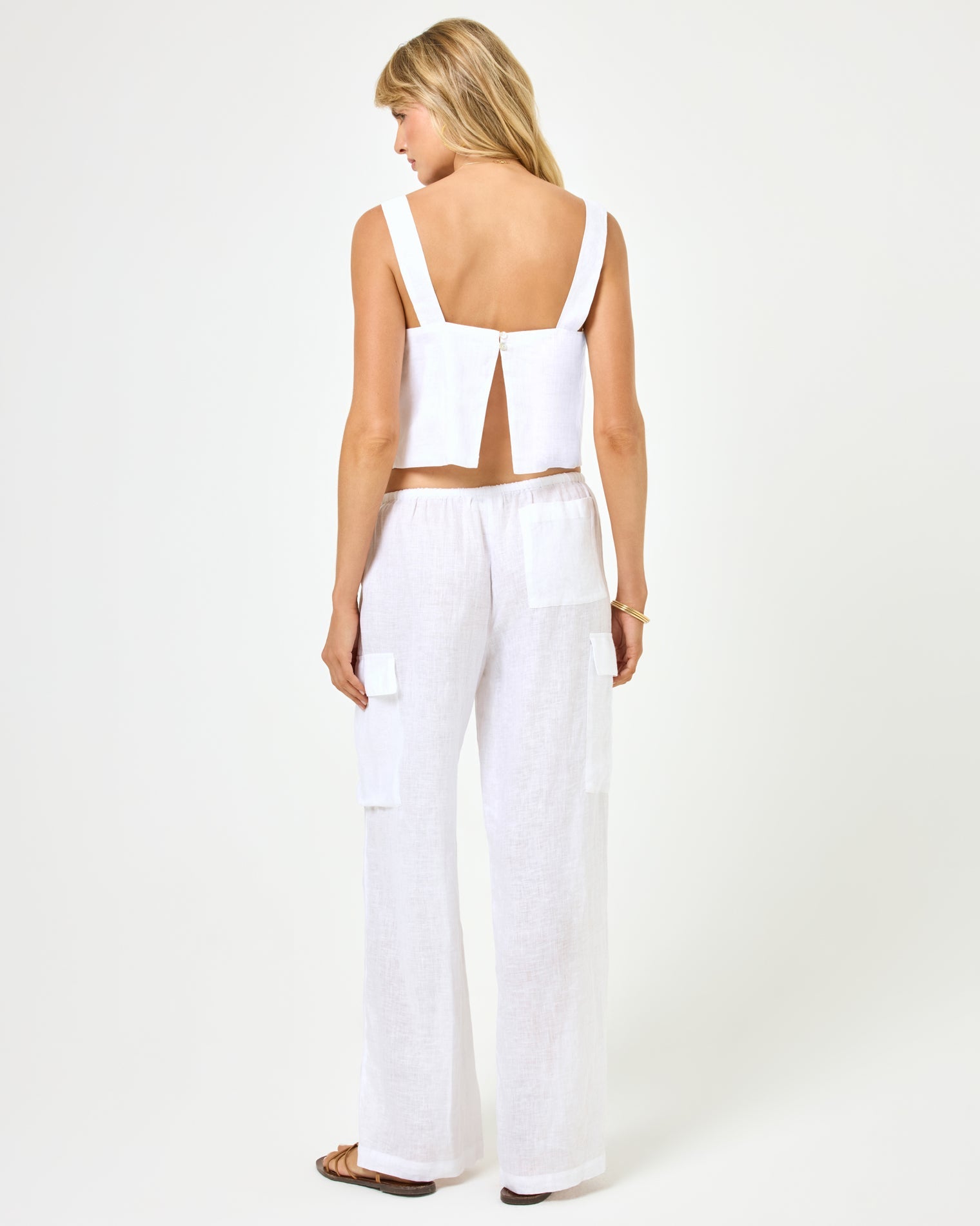 LSPACE LSPACE Sundown Cargo Pant - White - Clothing|Swim