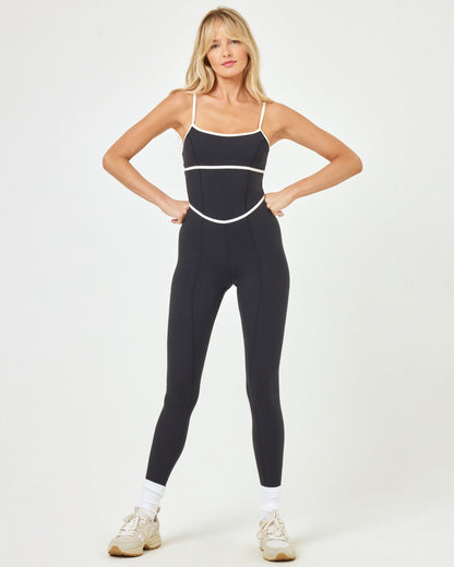 LSPACE Ace Jumpsuit - Black-Cream - Active|Swim