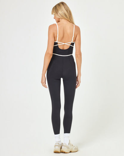 LSPACE Ace Jumpsuit - Black-Cream - Active|Swim