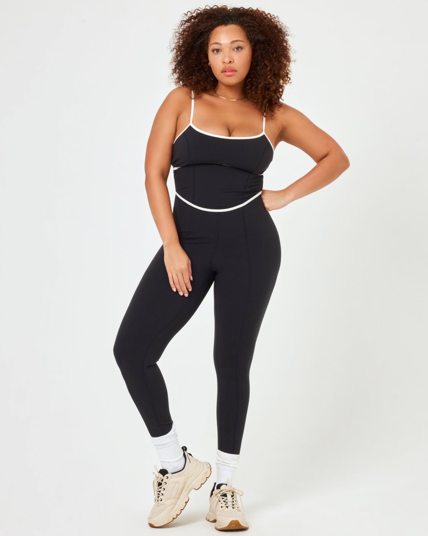 LSPACE Ace Jumpsuit - Black-Cream - Active|Swim
