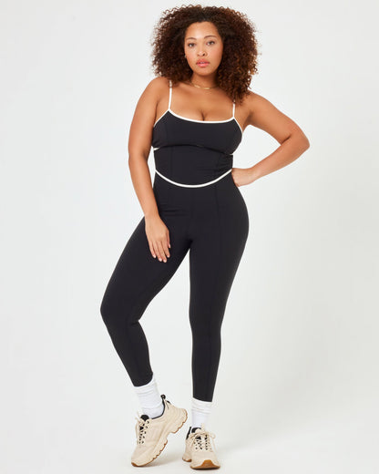 LSPACE Ace Jumpsuit - Black-Cream - Active|Swim