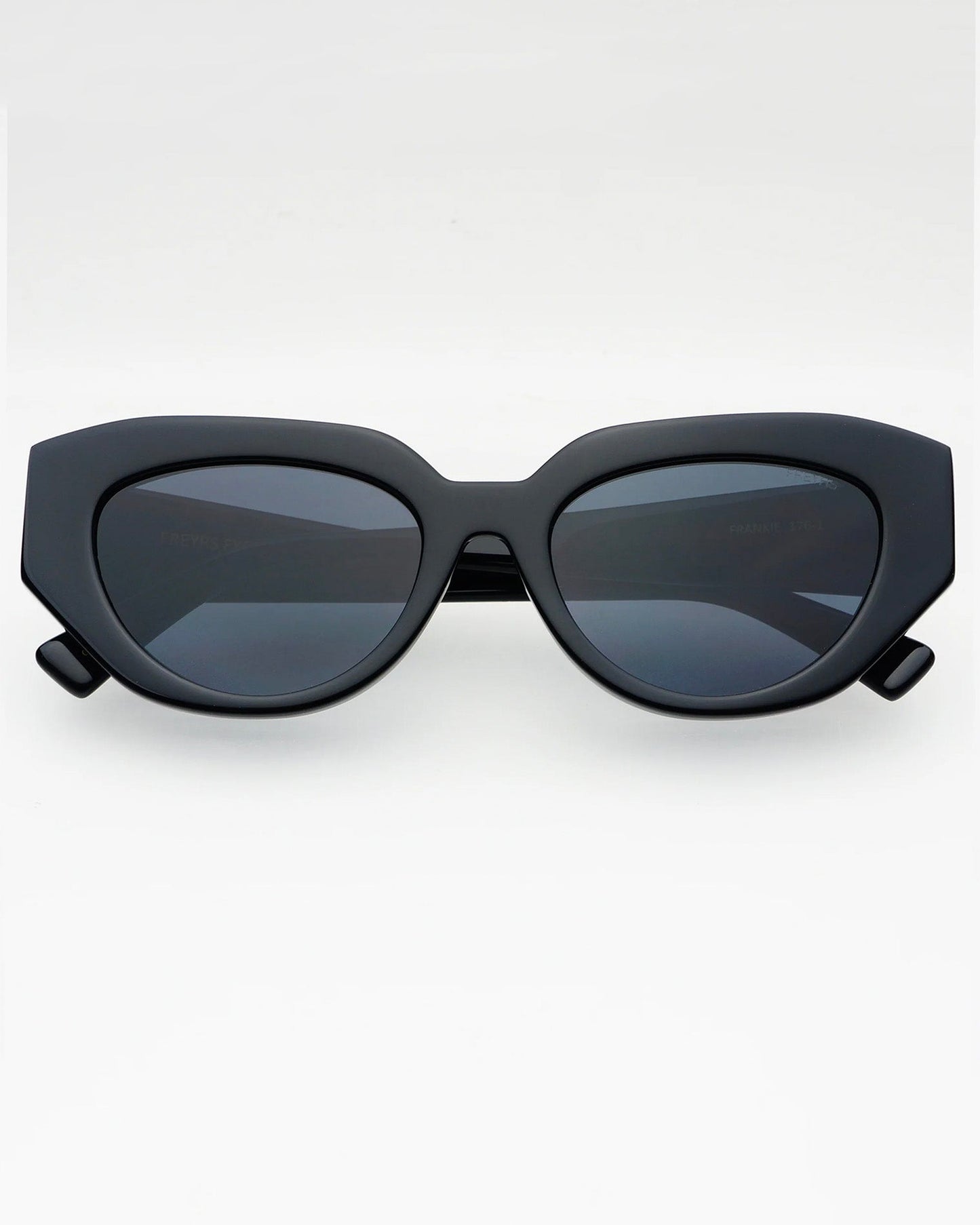 LSPACE Black Cat Eye Designer Sunglasses for Women - LSPACE Freyrs Frankie - Clothing|Swim