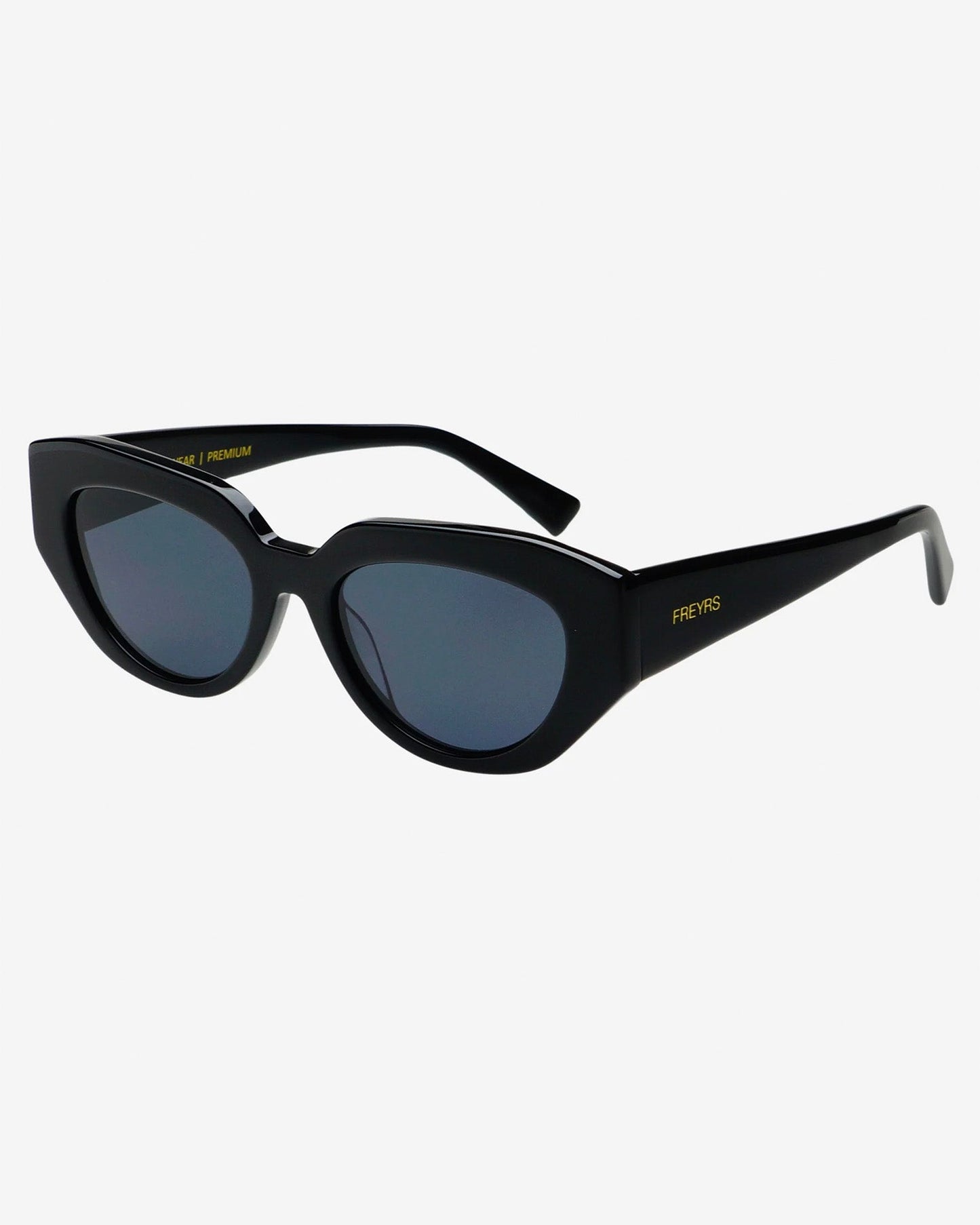 LSPACE Black Cat Eye Designer Sunglasses for Women - LSPACE Freyrs Frankie - Clothing|Swim