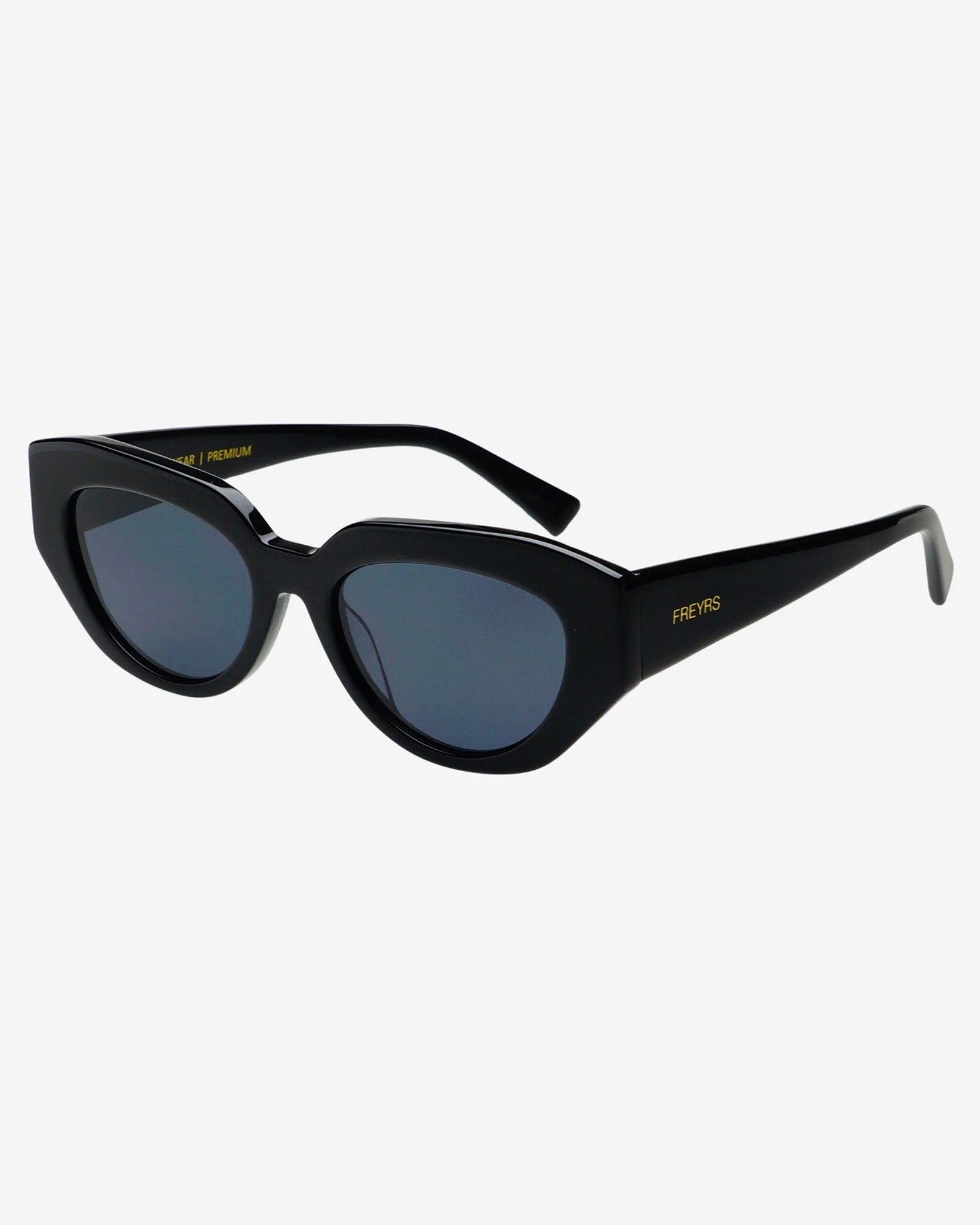 LSPACE Black Cat Eye Designer Sunglasses for Women - LSPACE Freyrs Frankie - Clothing|Swim