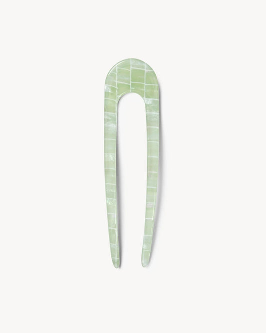 LSPACE Machete French Hair Pin - Mint - Clothing