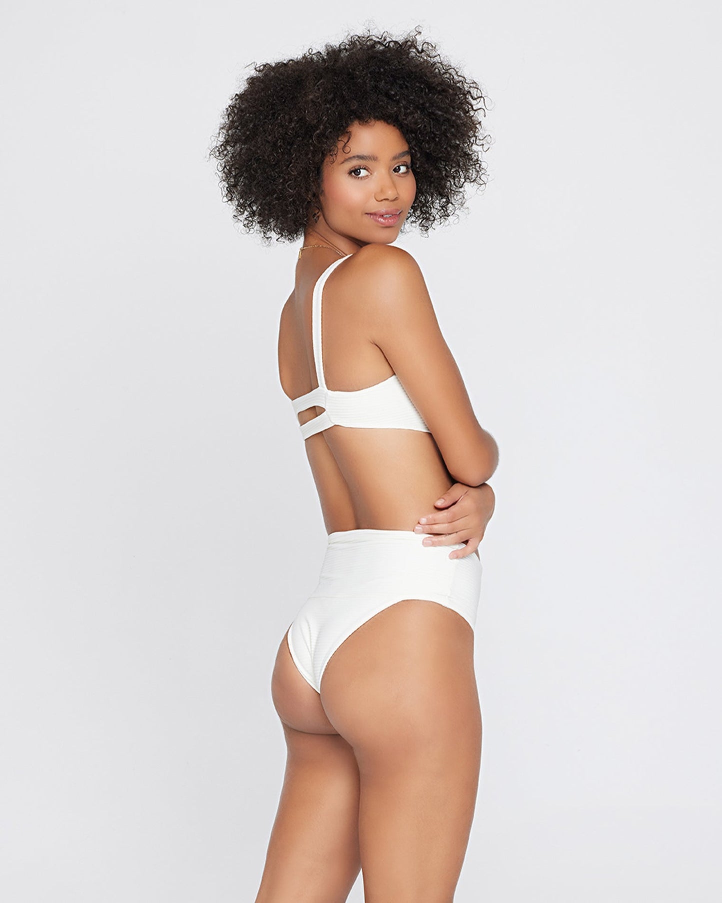 LSPACE Jess Bikini Top - Cream - Swim