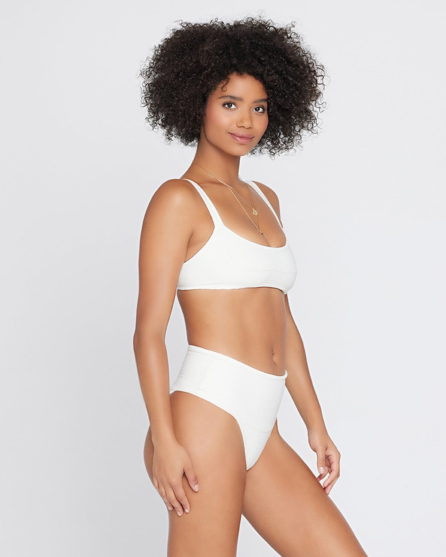 LSPACE Jess Bikini Top - Cream - Swim