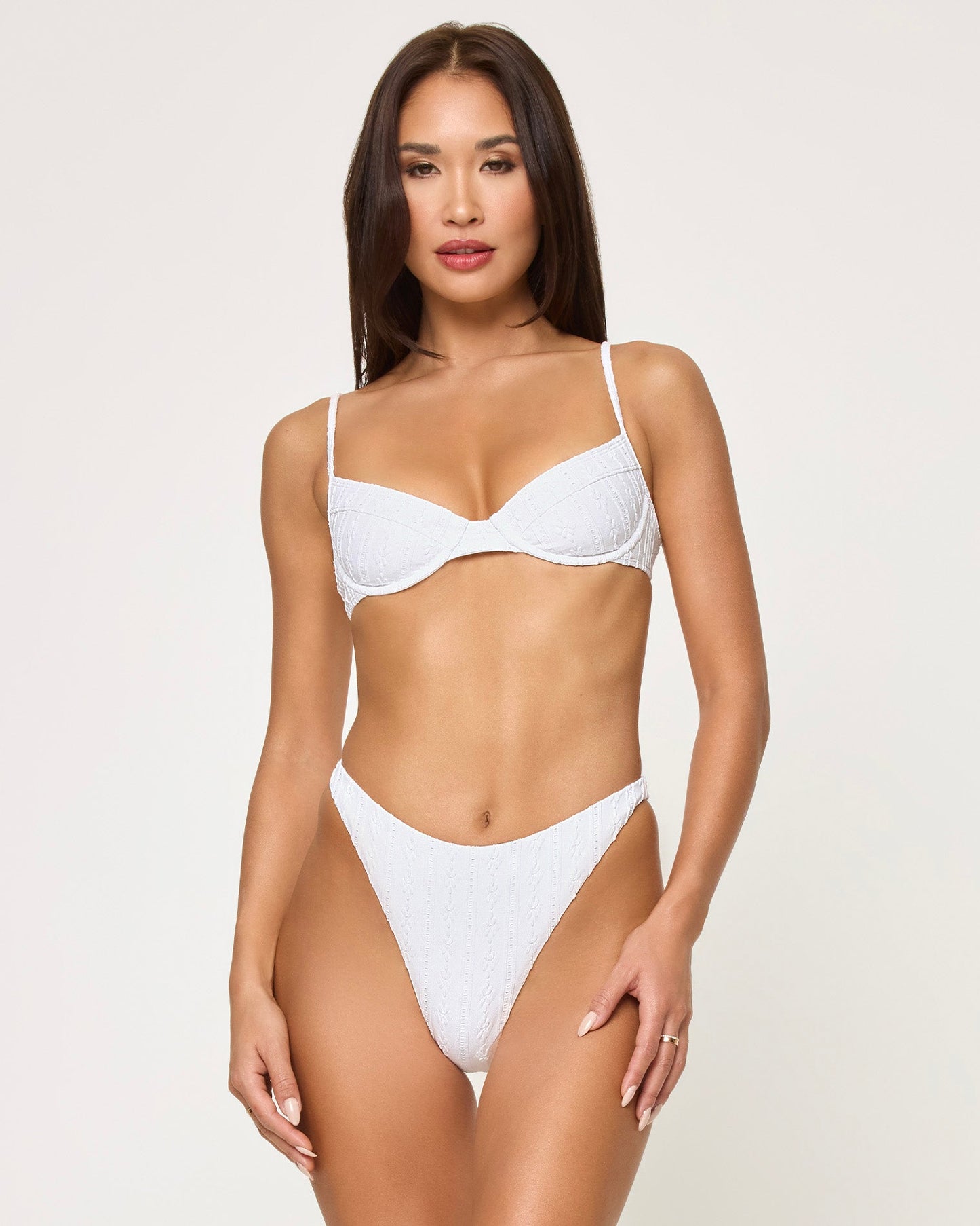 LSPACE Missy Bikini Top - Ice - Swim