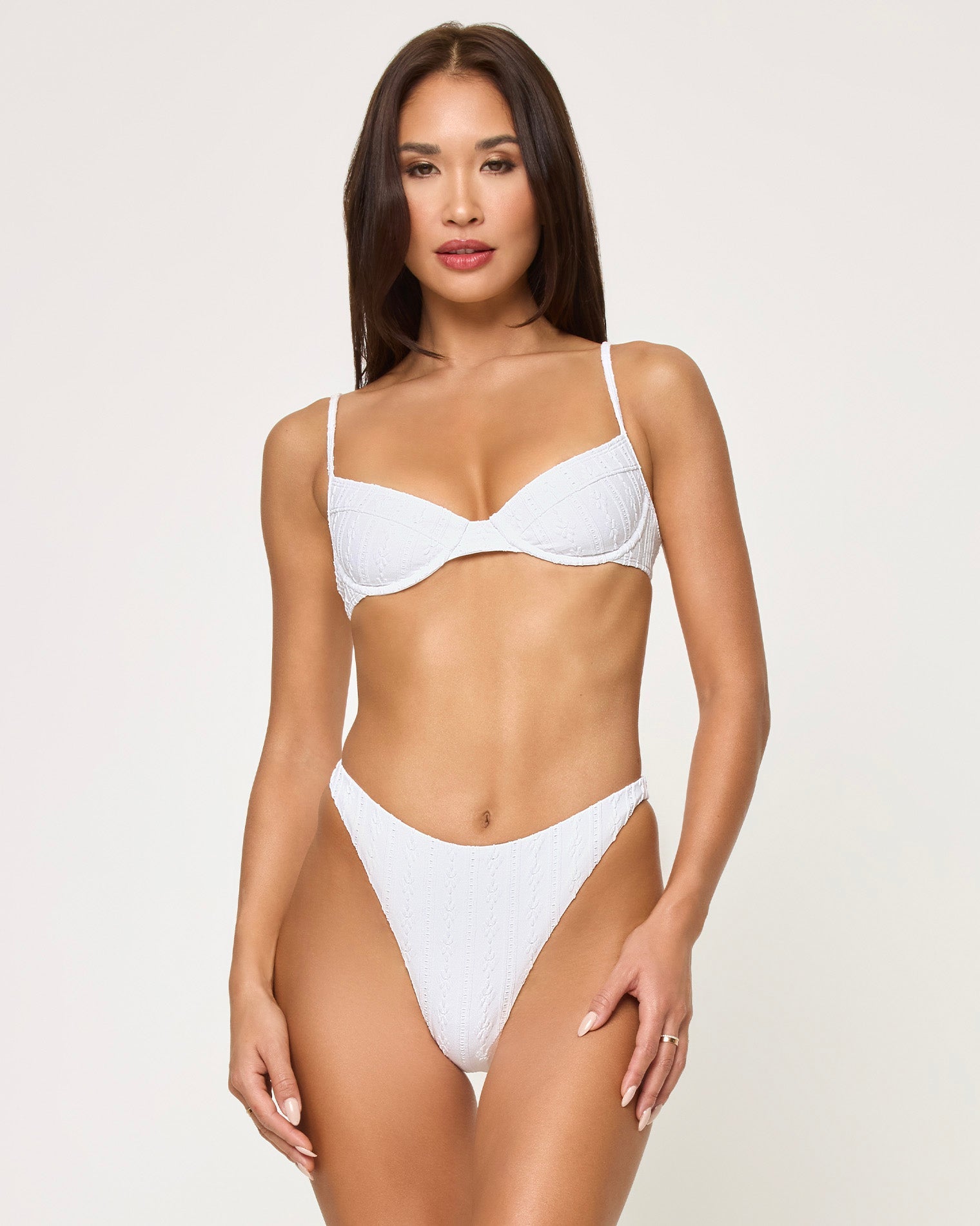 LSPACE Missy Bikini Top - Ice - Swim