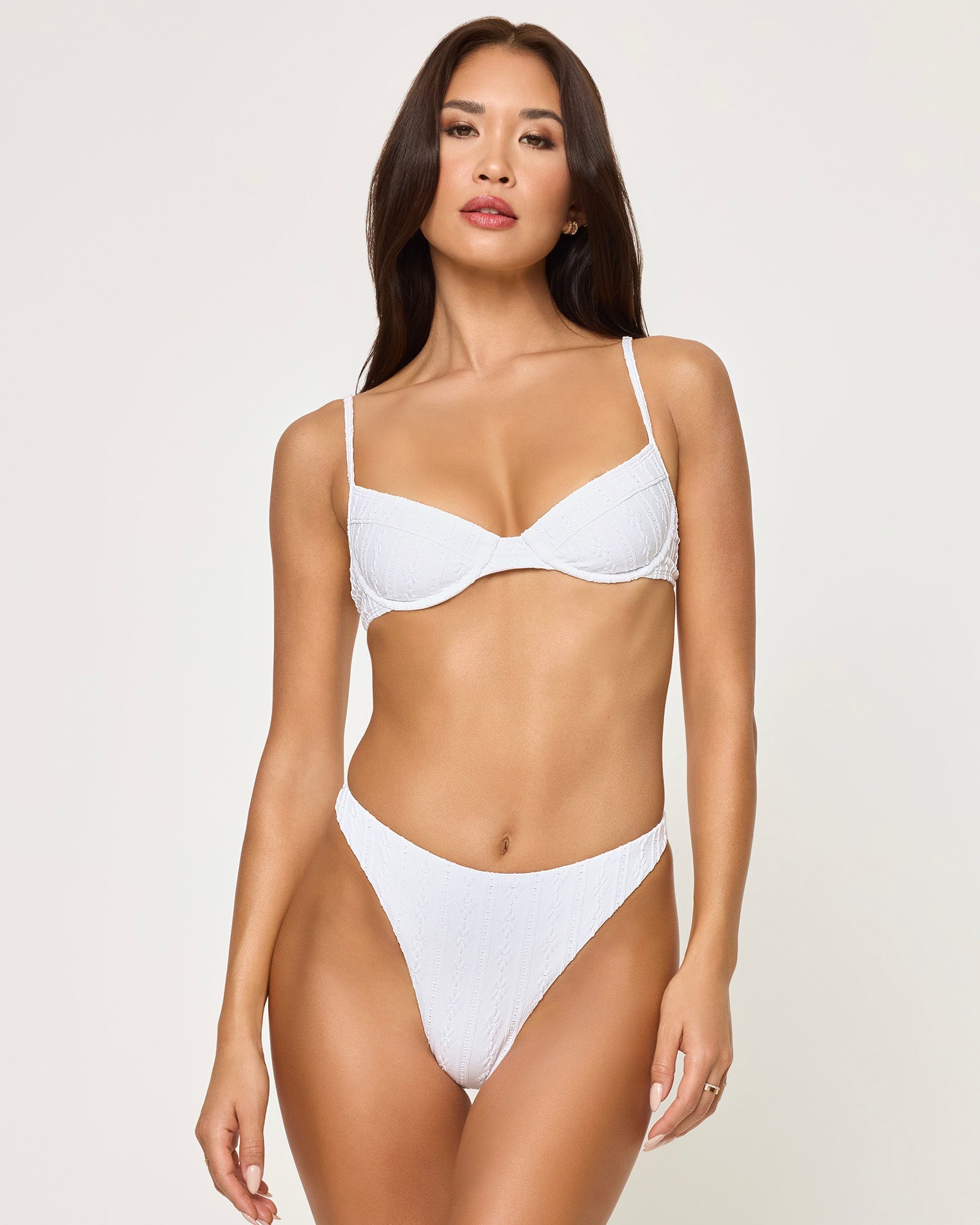 LSPACE Missy Bikini Top - Ice - Swim