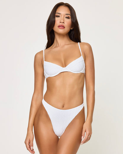 LSPACE Missy Bikini Top - Ice - Swim