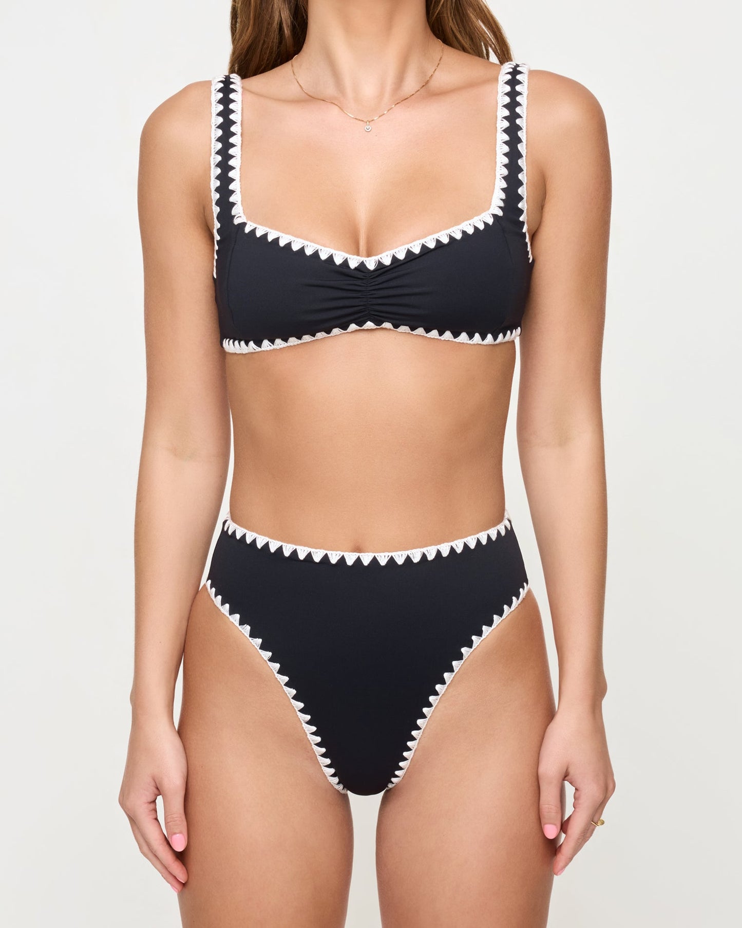 LSPACE Savannah Bikini Bottom - Black-Cream - Swim