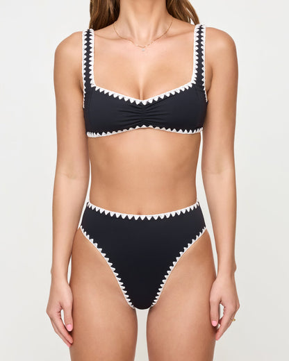LSPACE Savannah Bikini Bottom - After Midnight Hibiscus - Swim
