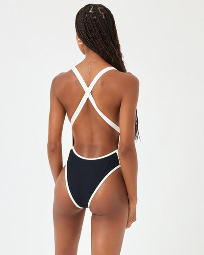 LSPACE Criss Cross One Piece Swimsuit - LSPACE Baewatch - Swim