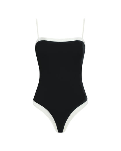 LSPACE LSPACE Tess One Piece Swimsuit - Black-Cream - Swim