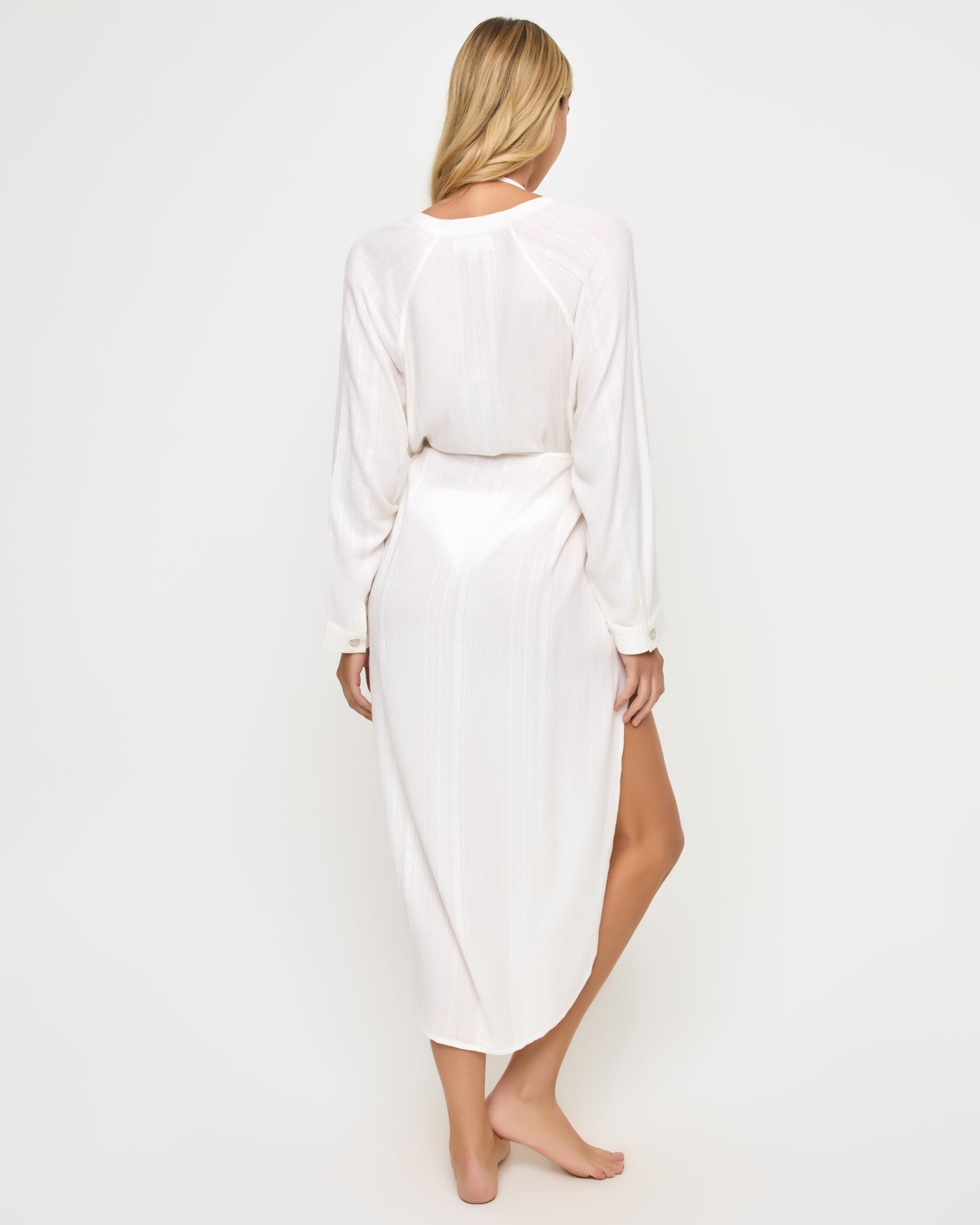 LSPACE LSPACE Yoli Shirtdress - Cream - Swim|Clothing