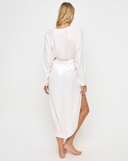 LSPACE LSPACE Yoli Shirtdress - Cream - Swim|Clothing