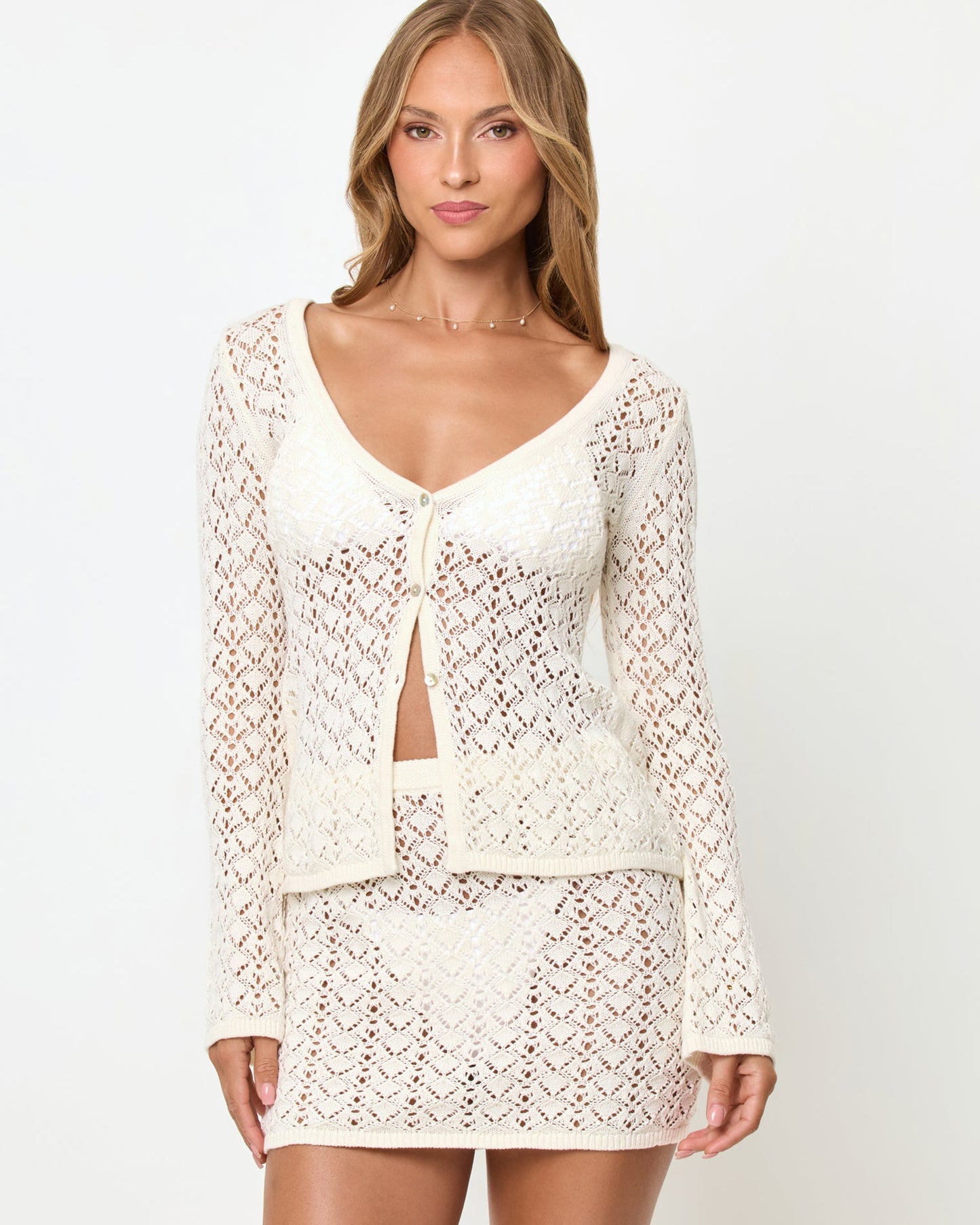 LSPACE LSPACE Nova Top - Cream - Swim|Clothing