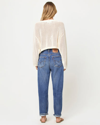 LSPACE LSPACE Island Time Sweater - Cream - Swim|Clothing