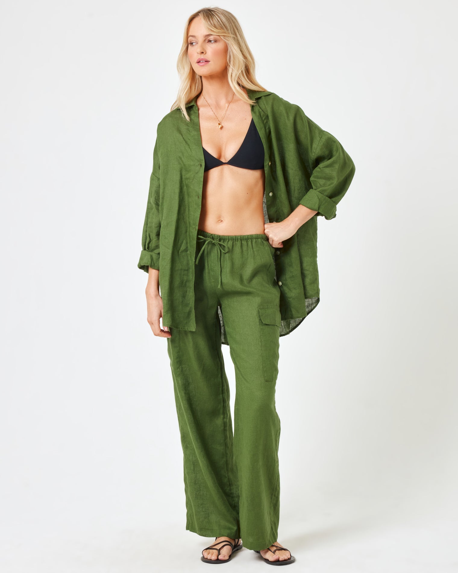 LSPACE LSPACE Sundown Cargo Pant - Jungle - Clothing