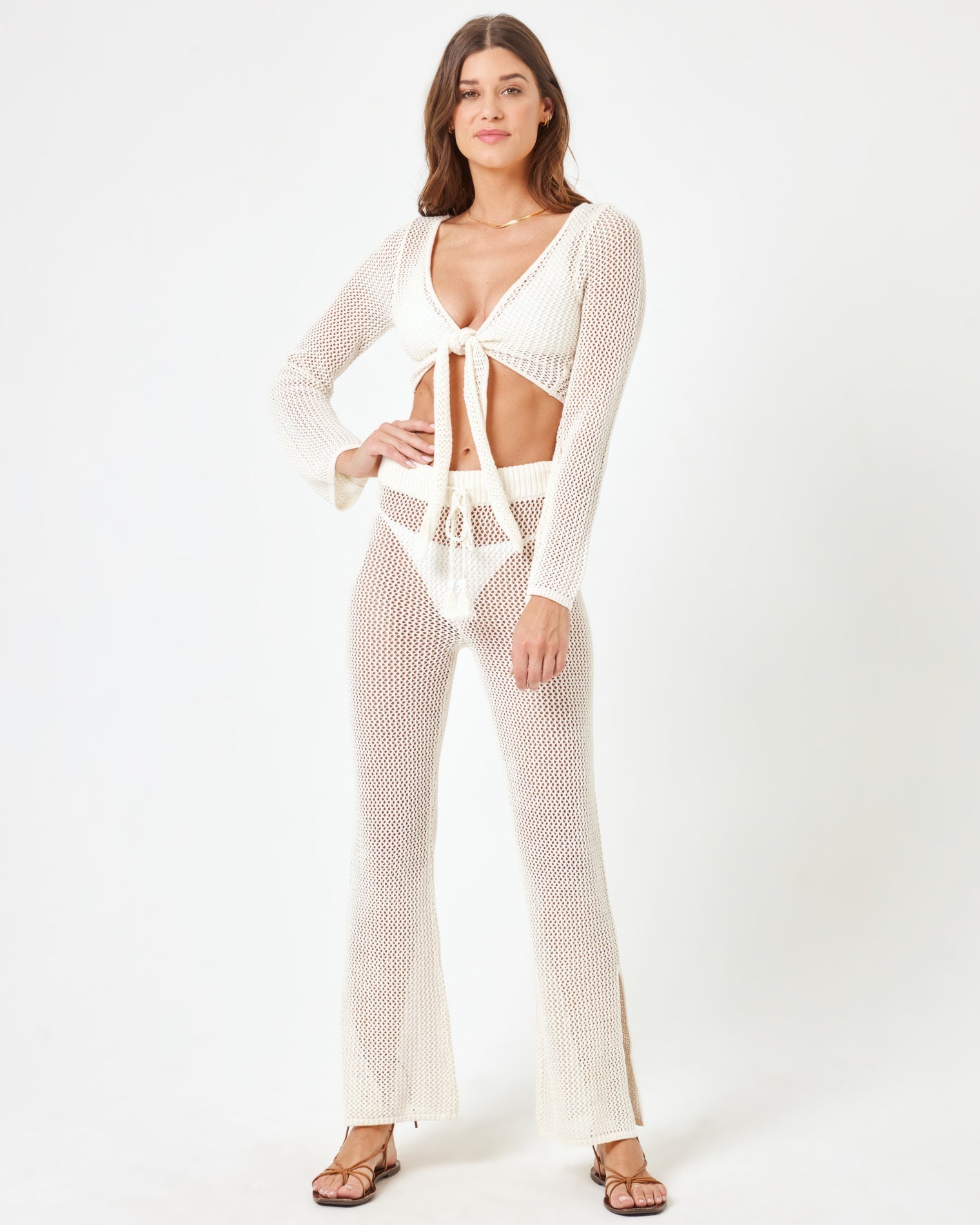 LSPACE LSPACE Los Cabos Top - Cream - Clothing|Swim