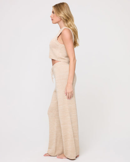 LSPACE En Route Top - Heather Oatmeal - Clothing