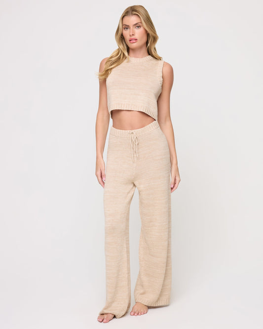 LSPACE En Route Pant - Heather Oatmeal - Clothing