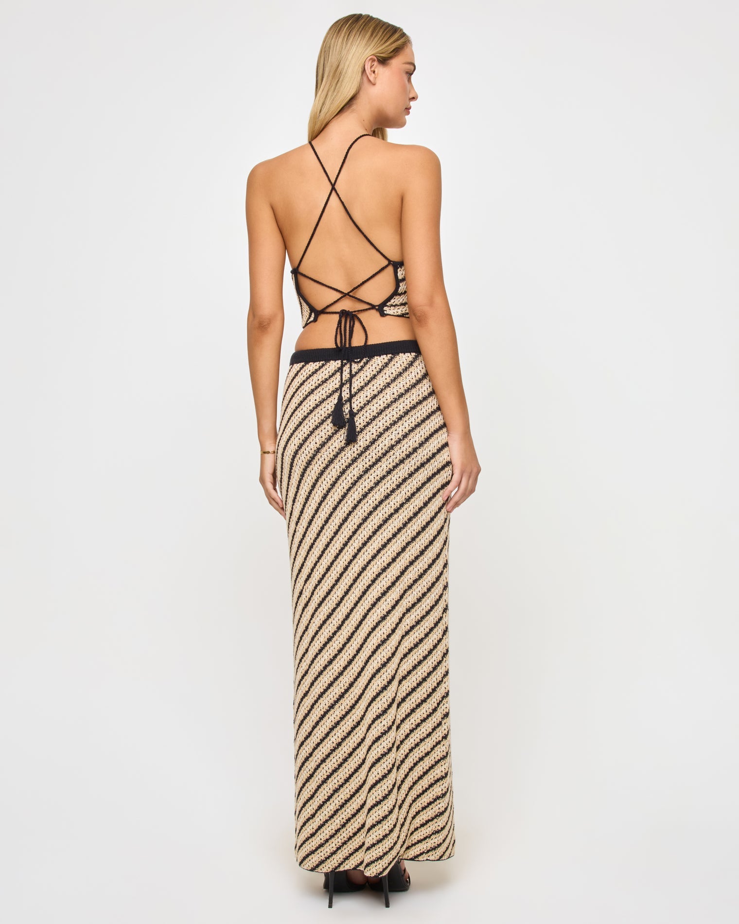 LSPACE LSPACE La Bianca Top - Tip the Scales Stripe - Clothing