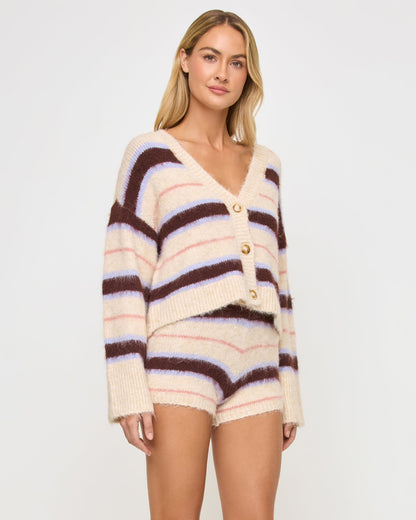 LSPACE Montauk Sweater - Prep School Stripe - Clothing