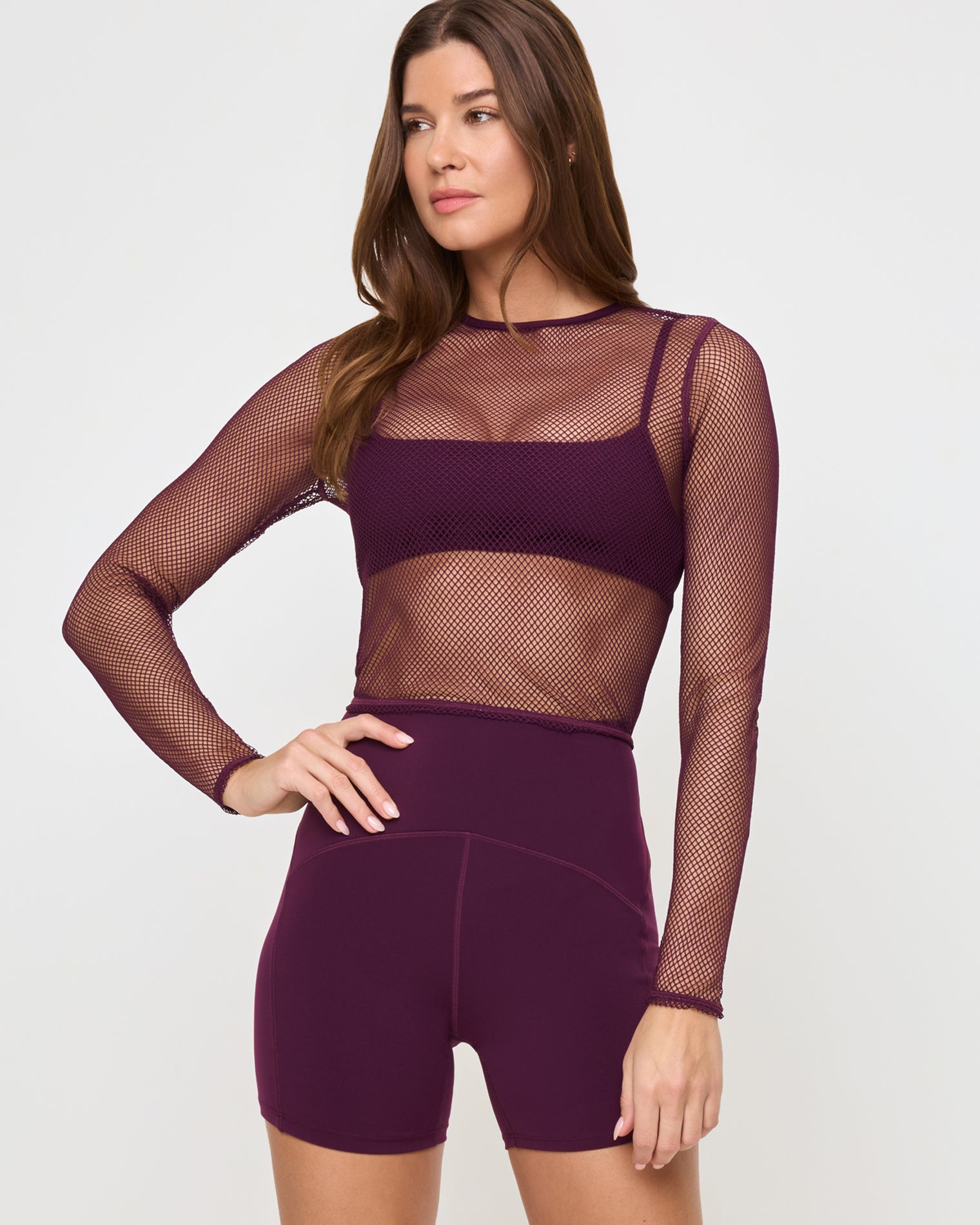 LSPACE LSPACE En Pointe Short - Plum - Clothing|Active