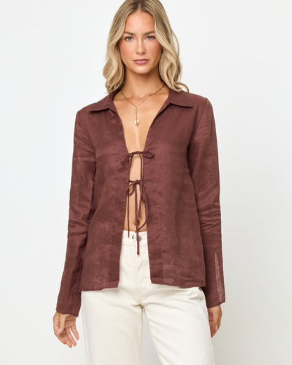 LSPACE LSPACE Venice Shirt - Cafe - Clothing|Swim