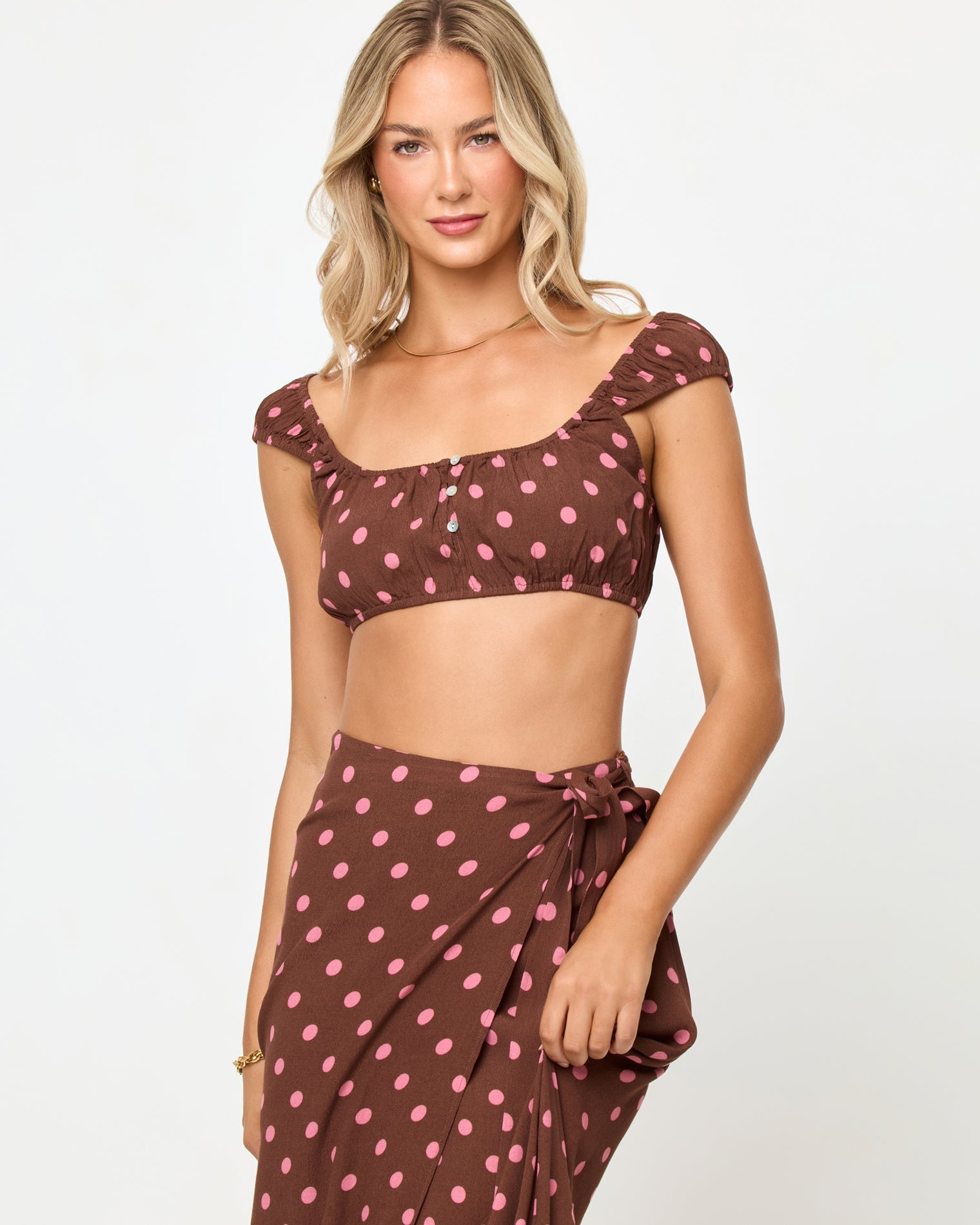 LSPACE LSPACE Ever Top - Alotta Polka Dot - Clothing