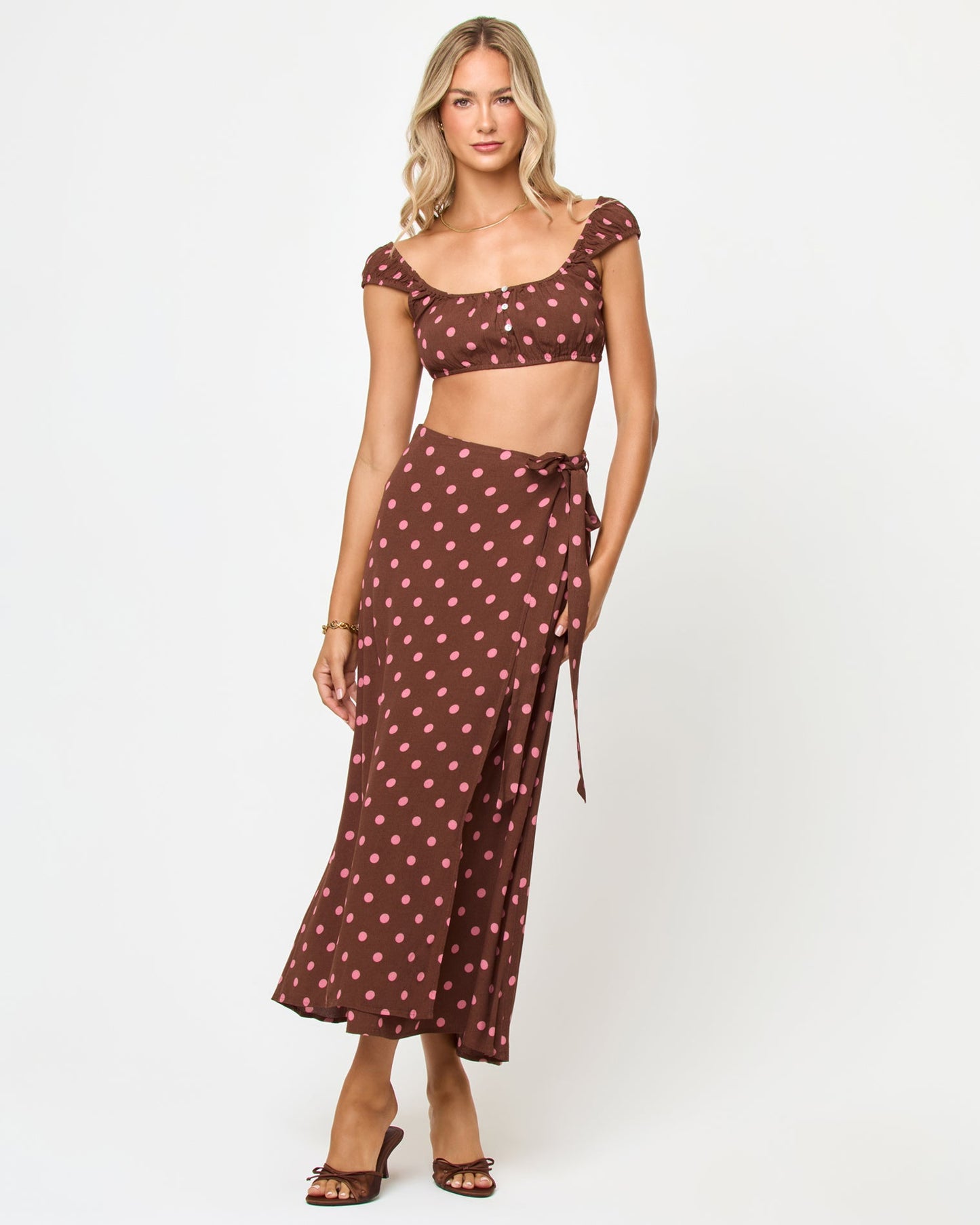 LSPACE LSPACE Ever Top - Alotta Polka Dot - Clothing