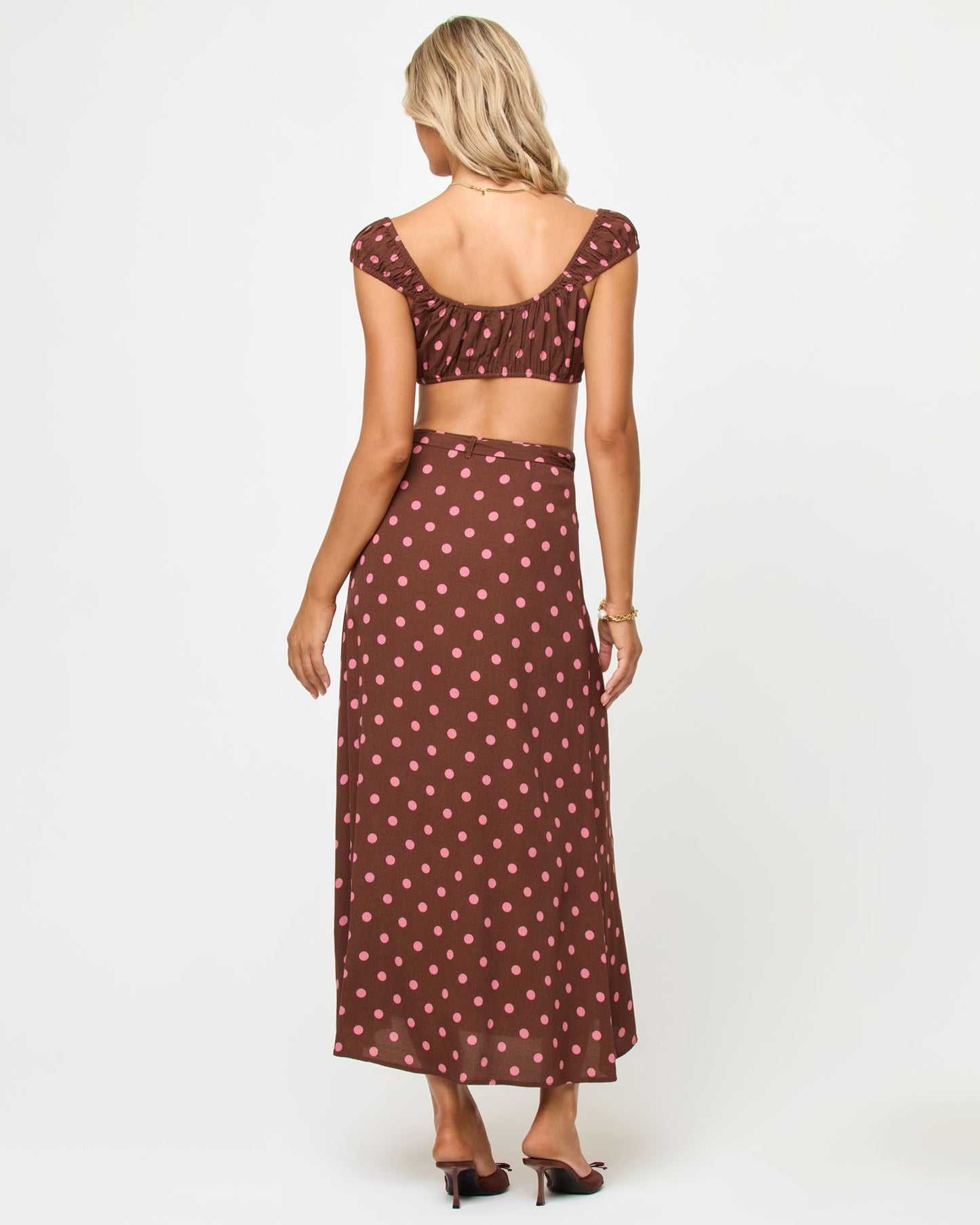 LSPACE LSPACE Ever Wrap Skirt - Alotta Polka Dot - Clothing