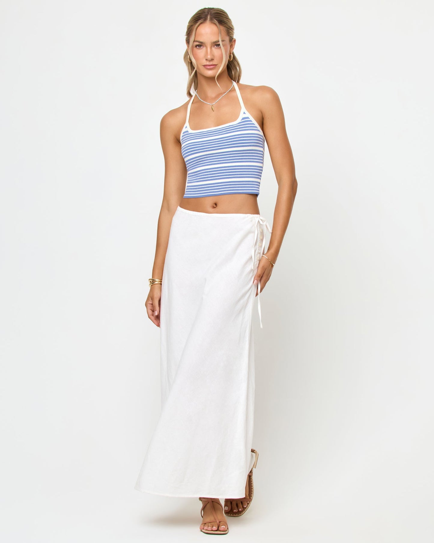 LSPACE LSPACE Positano Top - Outer Banks Stripe - Clothing|Swim