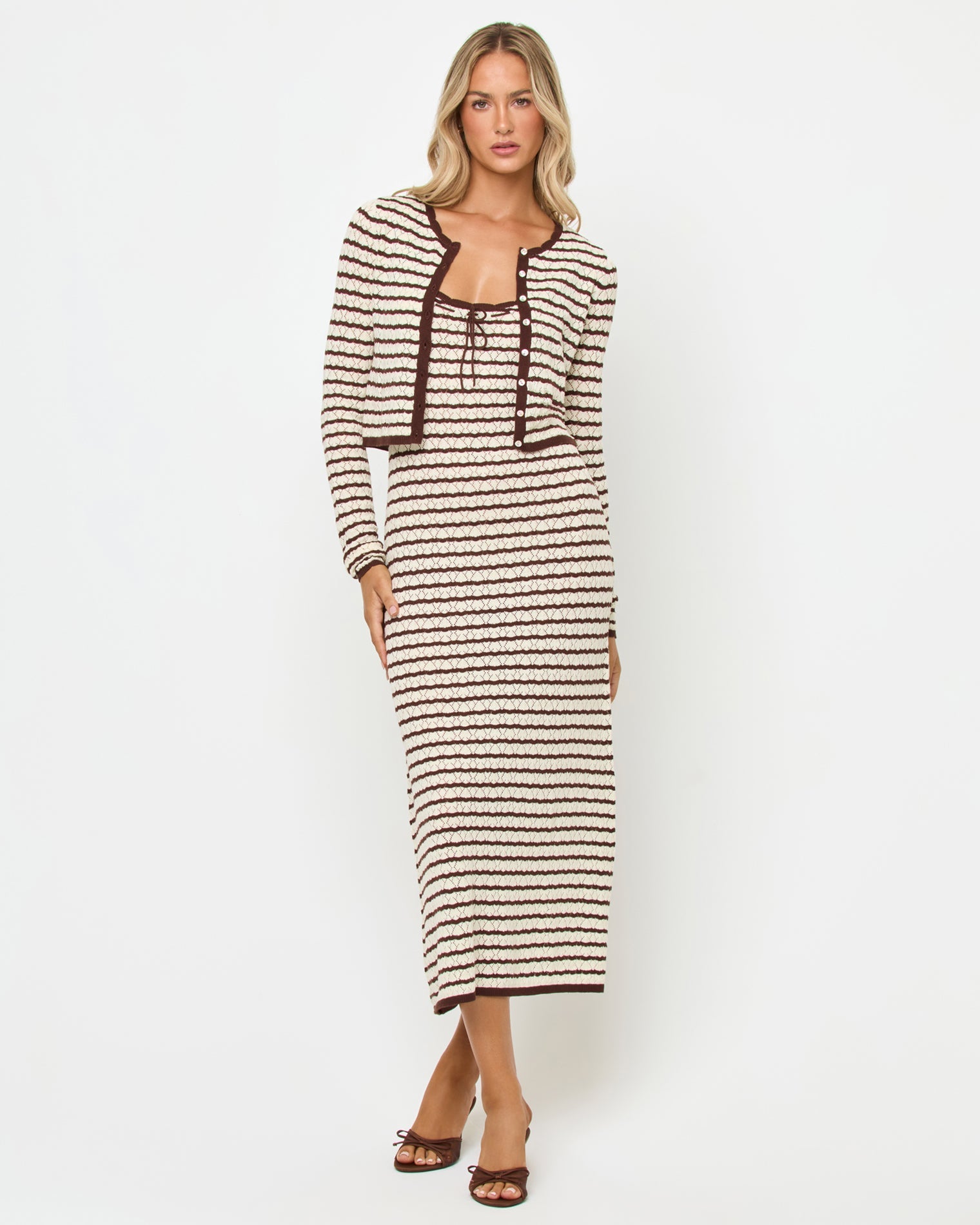 LSPACE LSPACE Rosalie Cardigan - Cafe-Cream - Clothing