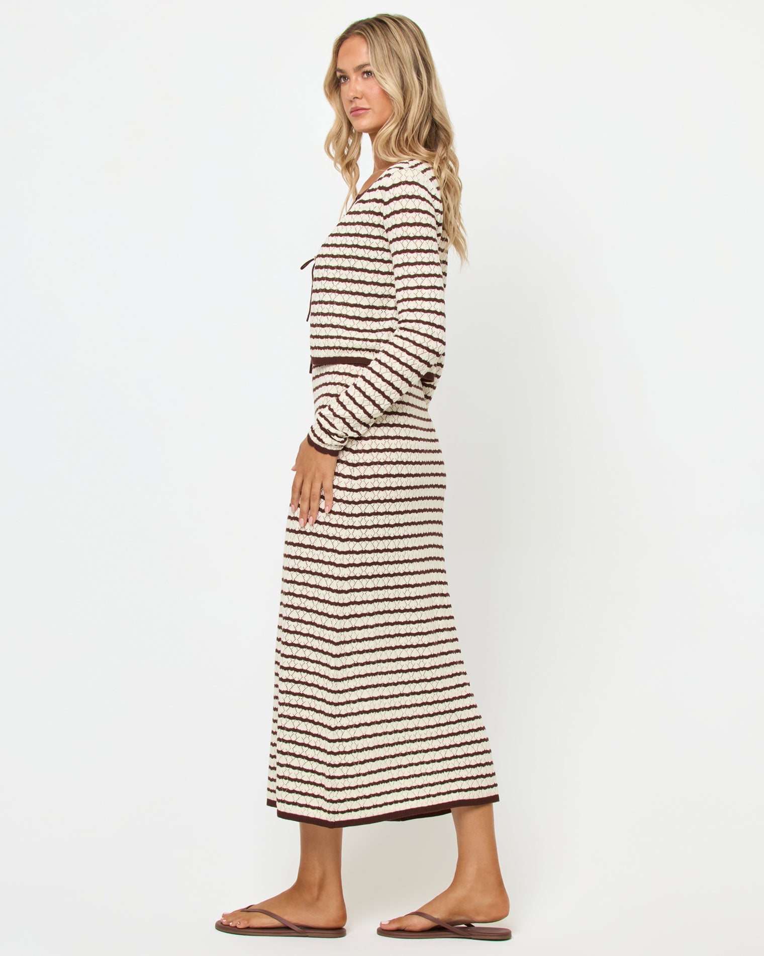 LSPACE LSPACE Rosalie Cardigan - Cafe-Cream - Clothing