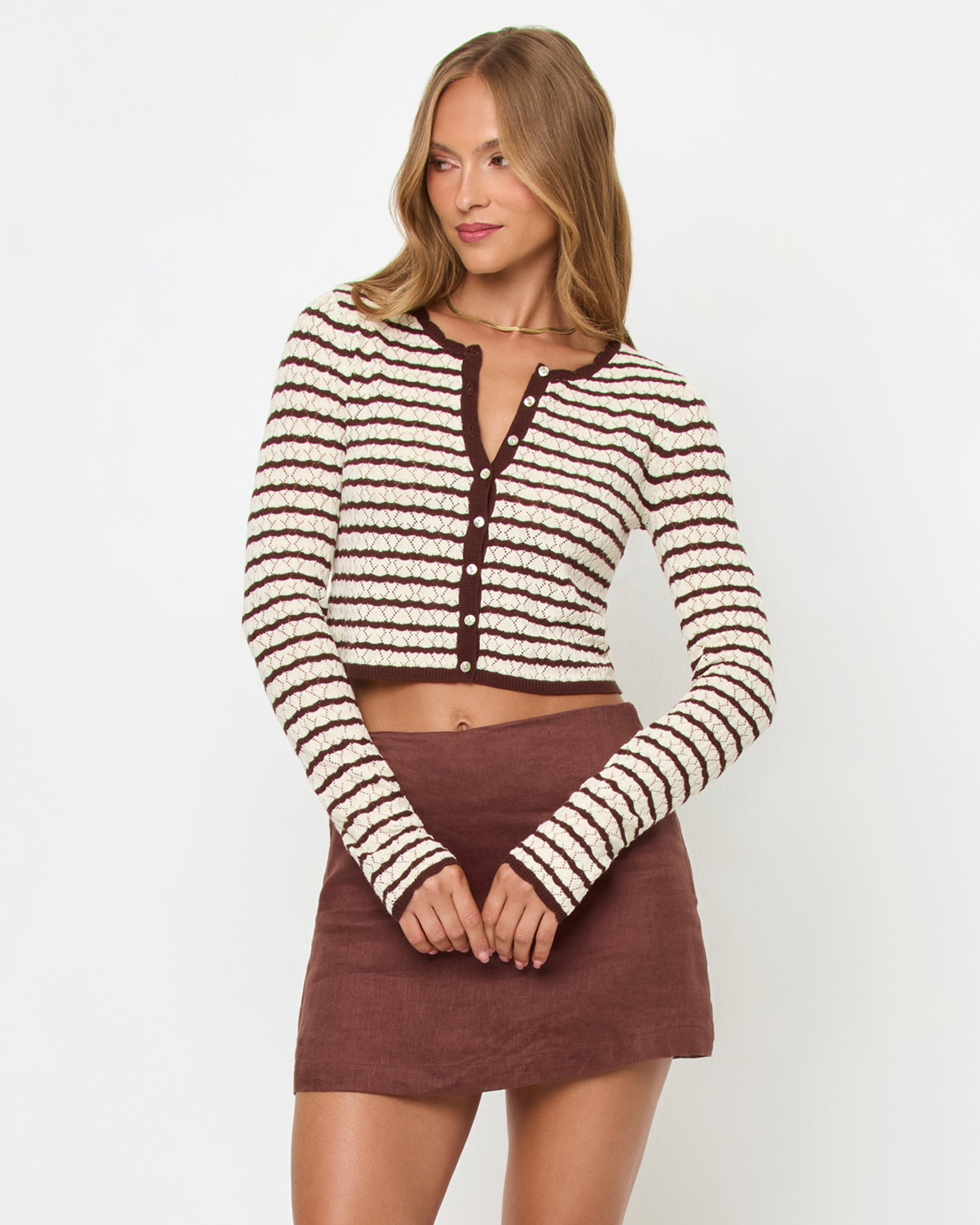 LSPACE LSPACE Rosalie Cardigan - Cafe-Cream - Clothing