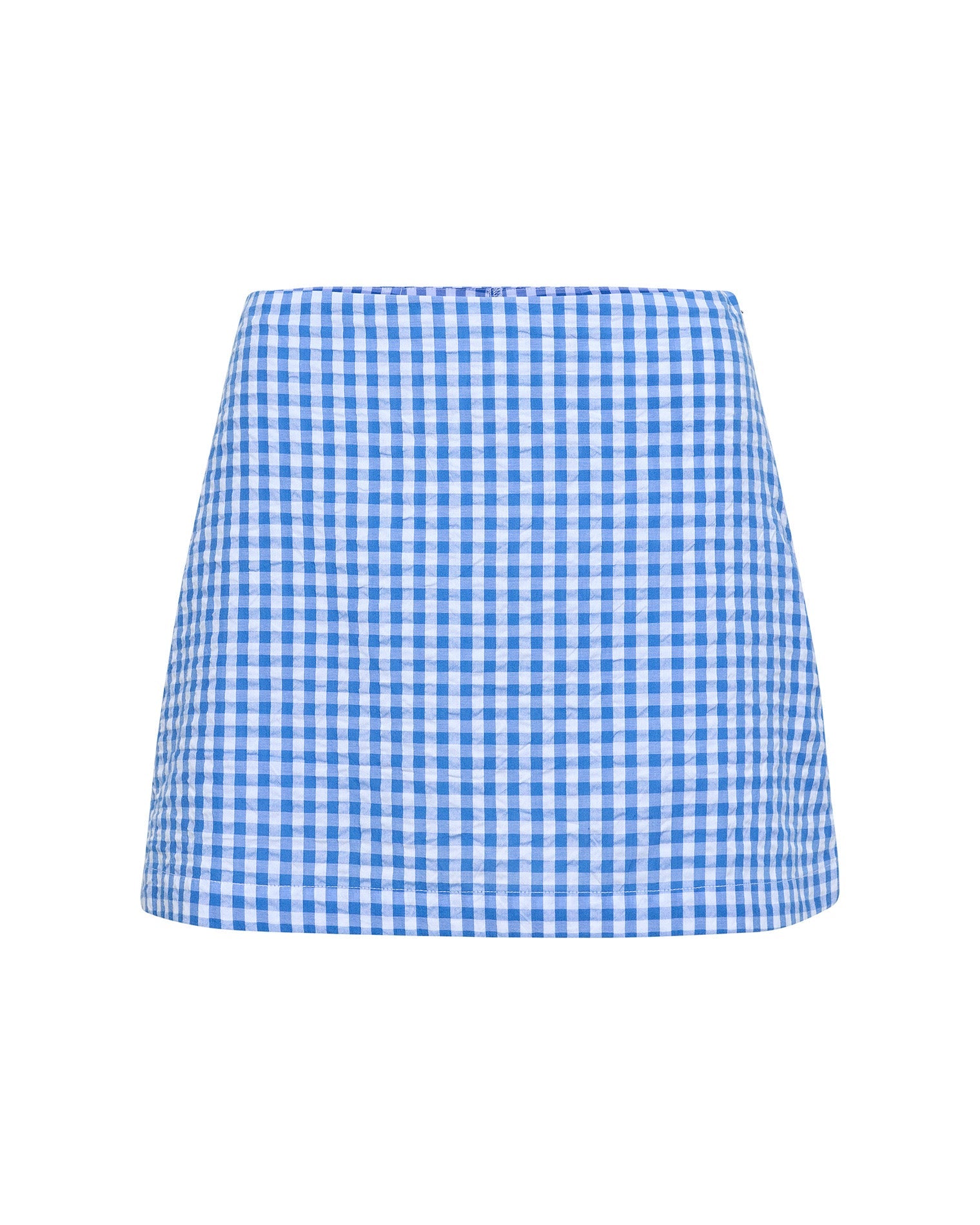 LSPACE Blue Gingham Mini Skort - LSPACE Venice - Clothing|Swim