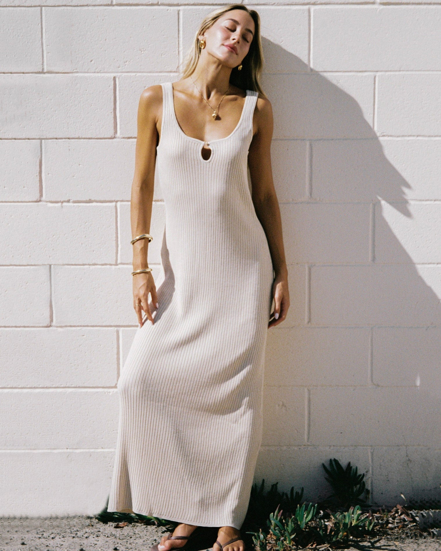 LSPACE En Route Dress - Oat - Clothing