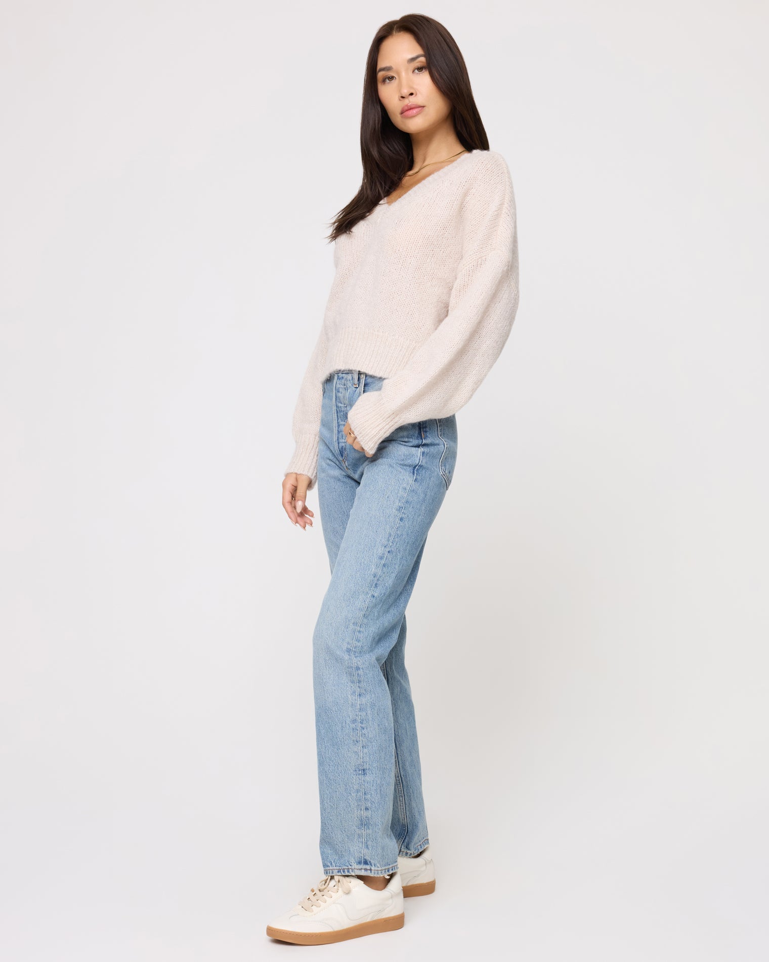 LSPACE LSPACE Icon Pullover - Oat - Clothing