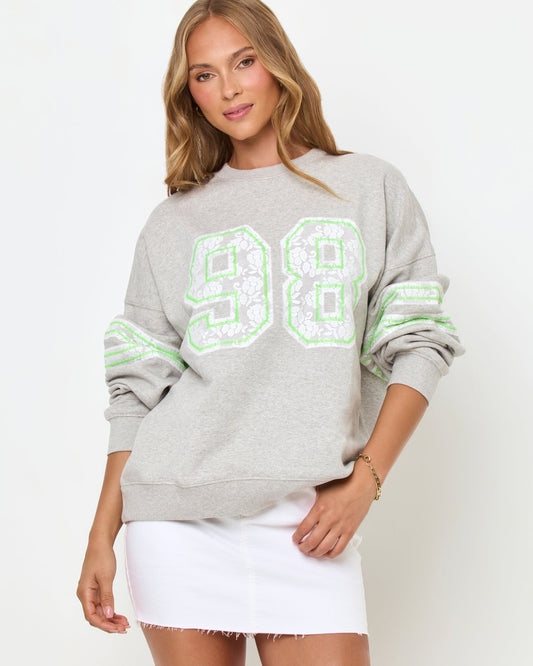 LSPACE LSPACE Legend Sweatshirt - Limeade - Clothing|Active